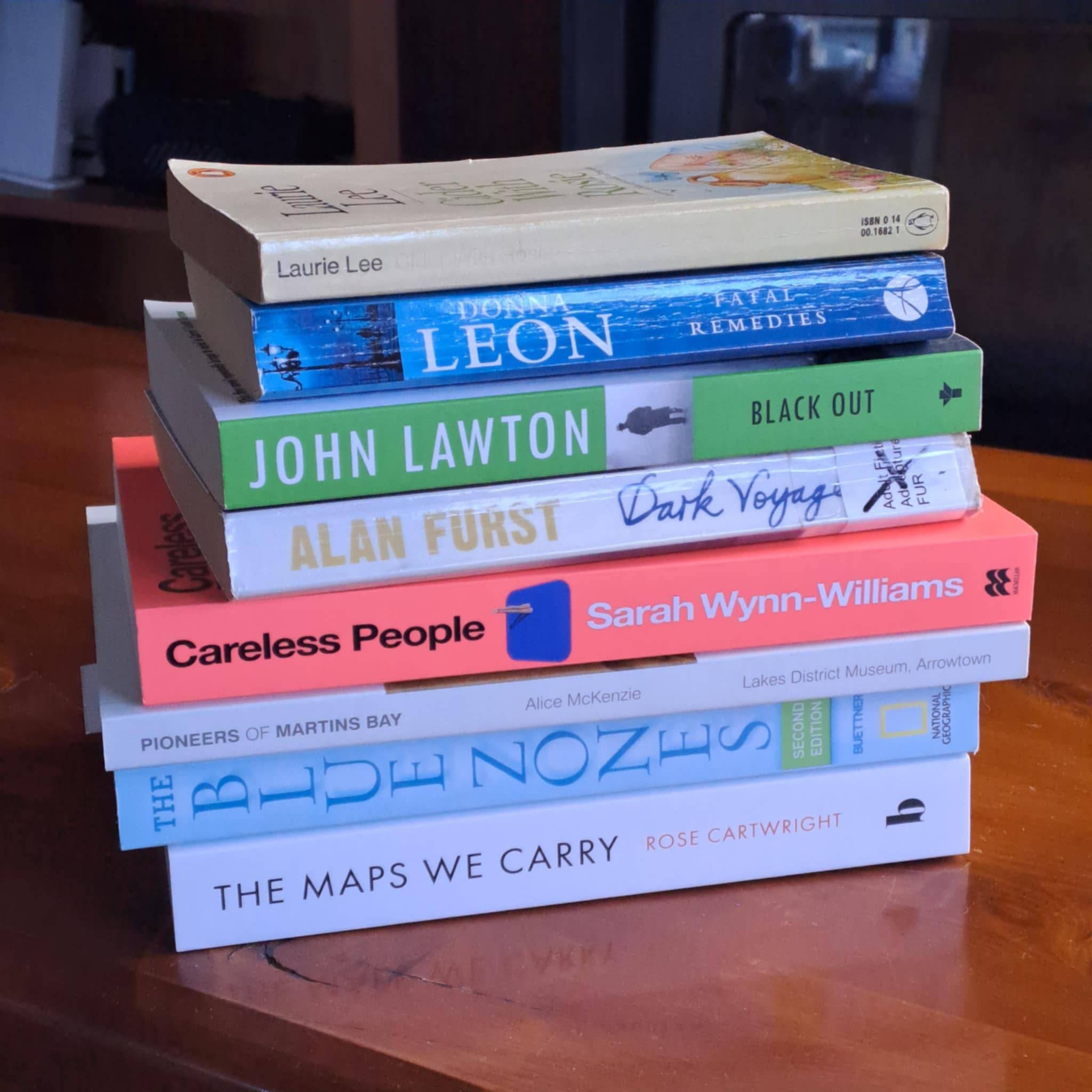 New books to read and Daylight Savings ends
